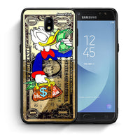 Thumbnail for Θήκη Samsung J7 2017 Duck Money από τη Smartfits με σχέδιο στο πίσω μέρος και μαύρο περίβλημα | Samsung J7 2017 Duck Money case with colorful back and black bezels