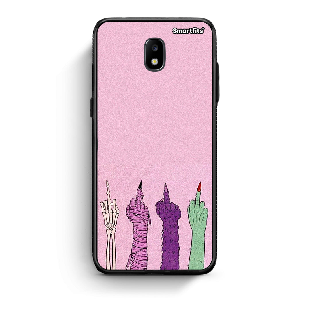 Samsung J7 2017 Halloween Be A Lady θήκη από τη Smartfits με σχέδιο στο πίσω μέρος και μαύρο περίβλημα | Smartphone case with colorful back and black bezels by Smartfits