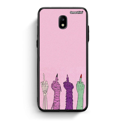 Samsung J7 2017 Halloween Be A Lady θήκη από τη Smartfits με σχέδιο στο πίσω μέρος και μαύρο περίβλημα | Smartphone case with colorful back and black bezels by Smartfits