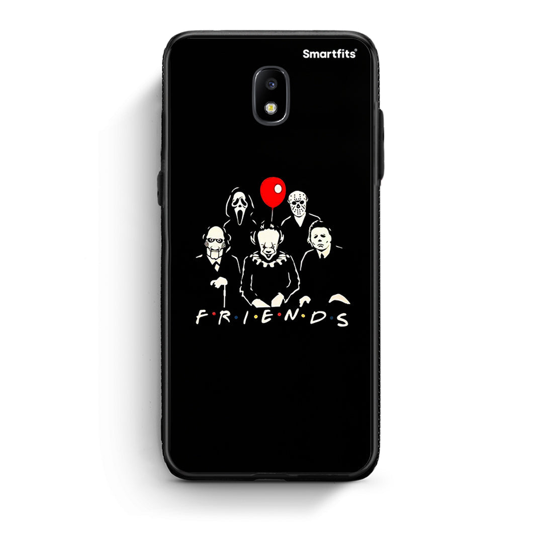 Samsung J5 2017 Halloween Friends θήκη από τη Smartfits με σχέδιο στο πίσω μέρος και μαύρο περίβλημα | Smartphone case with colorful back and black bezels by Smartfits