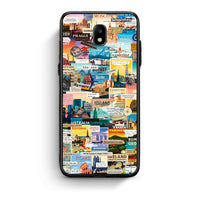 Thumbnail for Samsung J7 2017 Live To Travel θήκη από τη Smartfits με σχέδιο στο πίσω μέρος και μαύρο περίβλημα | Smartphone case with colorful back and black bezels by Smartfits