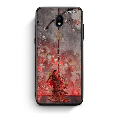 Samsung J5 2017 Nezuko Kamado θήκη από τη Smartfits με σχέδιο στο πίσω μέρος και μαύρο περίβλημα | Smartphone case with colorful back and black bezels by Smartfits