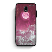Thumbnail for Samsung J5 2017 Pink Moon θήκη από τη Smartfits με σχέδιο στο πίσω μέρος και μαύρο περίβλημα | Smartphone case with colorful back and black bezels by Smartfits