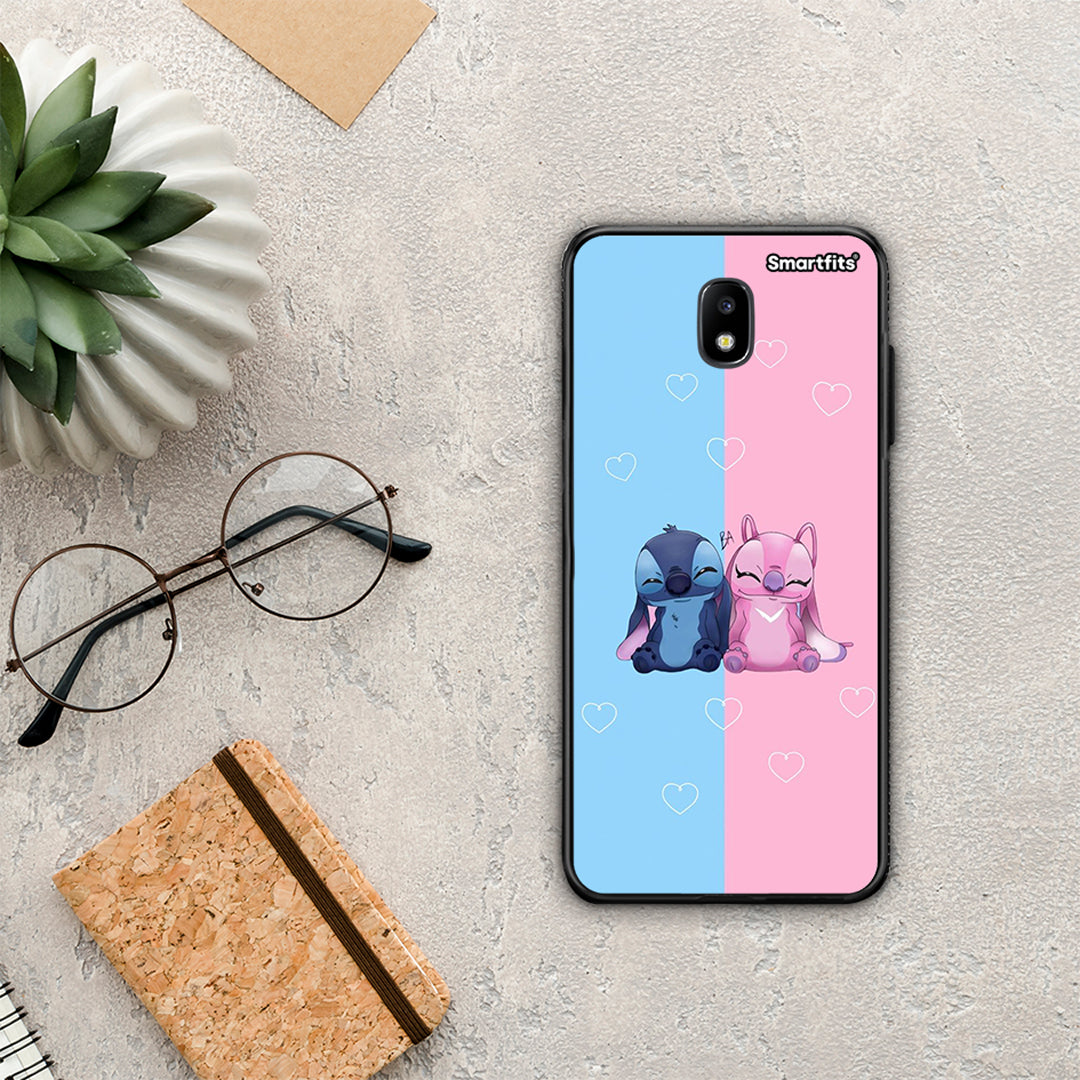 Stitch And Angel - Samsung Galaxy J7 2017 θήκη