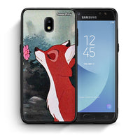 Thumbnail for Θήκη Samsung J5 2017 Tod And Vixey Love 2 από τη Smartfits με σχέδιο στο πίσω μέρος και μαύρο περίβλημα | Samsung J5 2017 Tod And Vixey Love 2 case with colorful back and black bezels