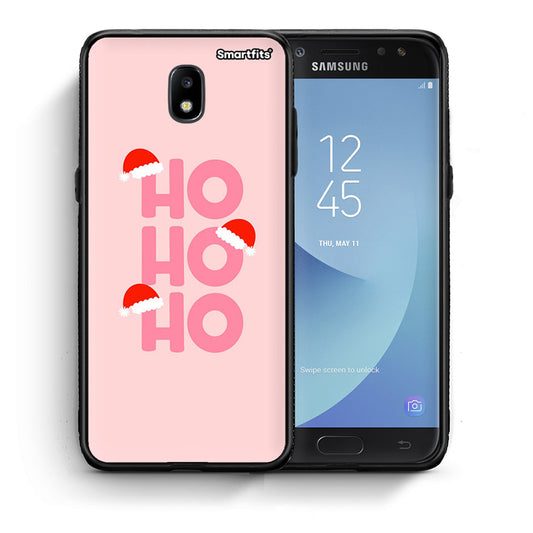 Θήκη Samsung J5 2017 Xmas Ho Ho Ho από τη Smartfits με σχέδιο στο πίσω μέρος και μαύρο περίβλημα | Samsung J5 2017 Xmas Ho Ho Ho case with colorful back and black bezels