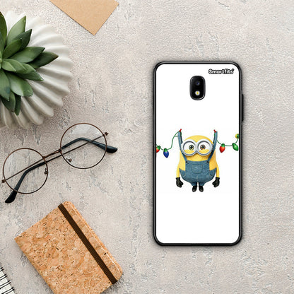 Xmas Minion Lights - Samsung Galaxy J7 2017 θήκη