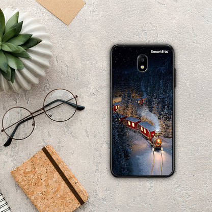 Xmas Train - Samsung Galaxy J7 2017 θήκη