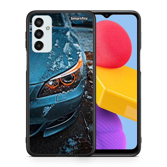 Θήκη Samsung M13 Bmw E60 από τη Smartfits με σχέδιο στο πίσω μέρος και μαύρο περίβλημα | Samsung M13 Bmw E60 case with colorful back and black bezels