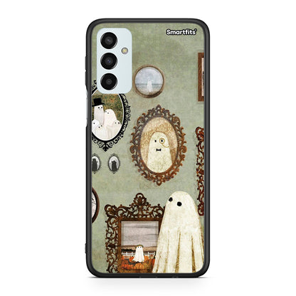 Samsung M13 Halloween Ghost Season θήκη από τη Smartfits με σχέδιο στο πίσω μέρος και μαύρο περίβλημα | Smartphone case with colorful back and black bezels by Smartfits