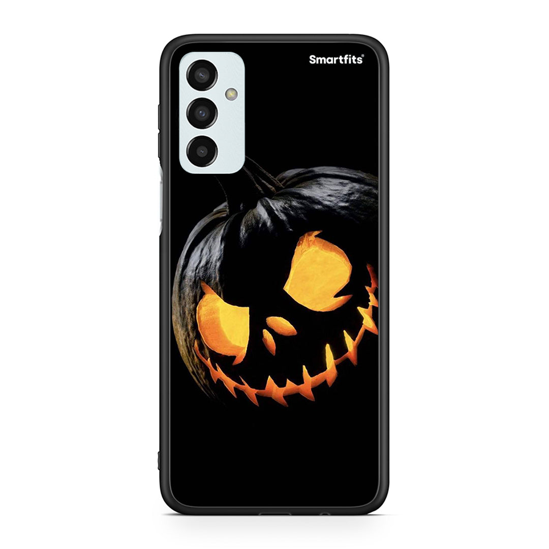 Samsung M13 Halloween Scary Pumpkin θήκη από τη Smartfits με σχέδιο στο πίσω μέρος και μαύρο περίβλημα | Smartphone case with colorful back and black bezels by Smartfits