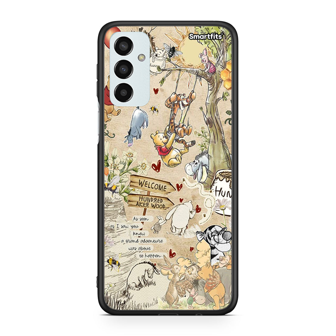 Samsung M13 Happy Friends θήκη από τη Smartfits με σχέδιο στο πίσω μέρος και μαύρο περίβλημα | Smartphone case with colorful back and black bezels by Smartfits