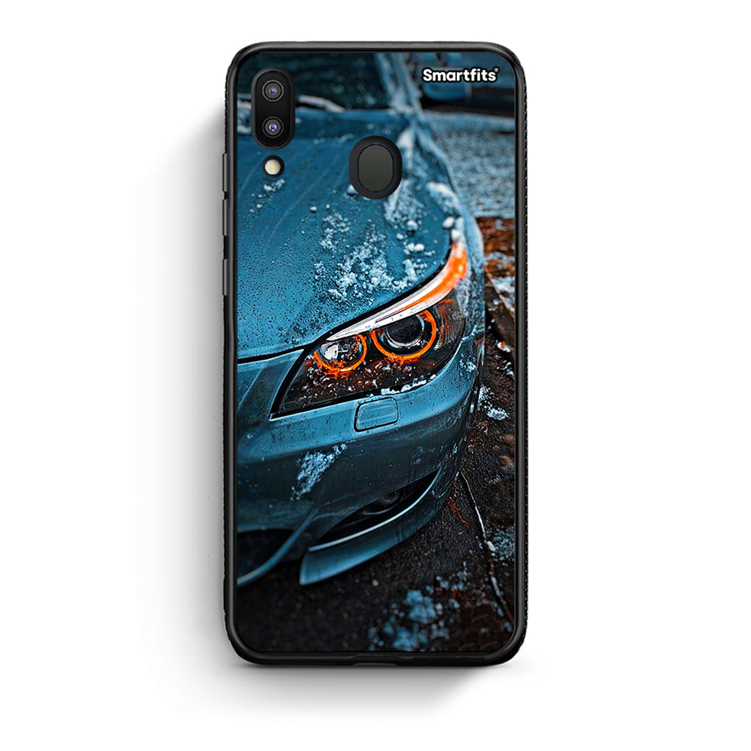 Samsung M20 Bmw E60 Θήκη από τη Smartfits με σχέδιο στο πίσω μέρος και μαύρο περίβλημα | Smartphone case with colorful back and black bezels by Smartfits