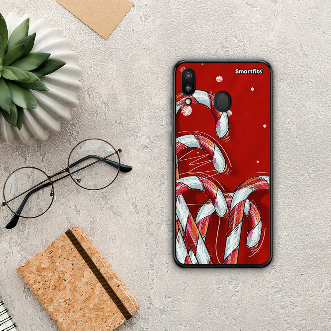 Candy Cane - Samsung Galaxy M20 θήκη