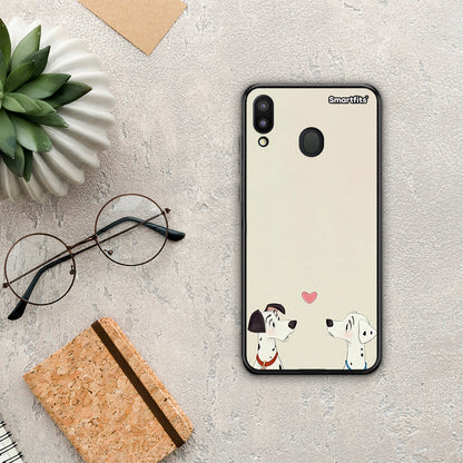 Dalmatians Love - Samsung Galaxy M20 θήκη