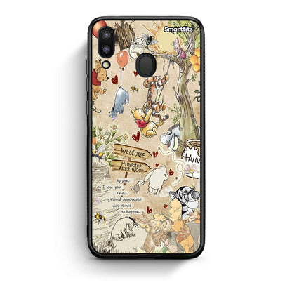 Samsung M20 Happy Friends θήκη από τη Smartfits με σχέδιο στο πίσω μέρος και μαύρο περίβλημα | Smartphone case with colorful back and black bezels by Smartfits