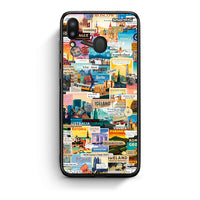 Thumbnail for Samsung M20 Live To Travel θήκη από τη Smartfits με σχέδιο στο πίσω μέρος και μαύρο περίβλημα | Smartphone case with colorful back and black bezels by Smartfits