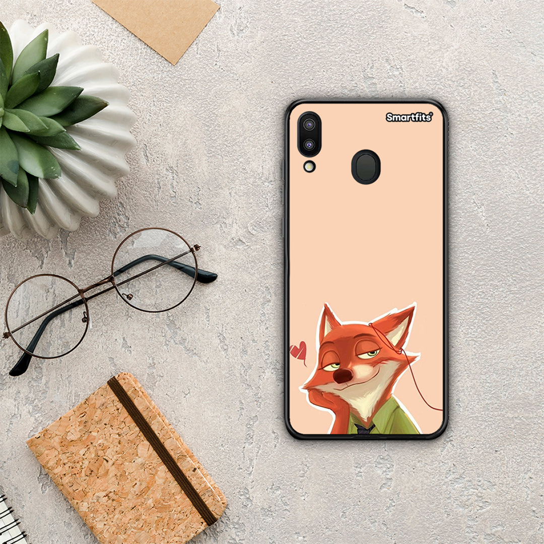 Nick Wilde And Judy Hopps Love 1 - Samsung Galaxy M20 θήκη