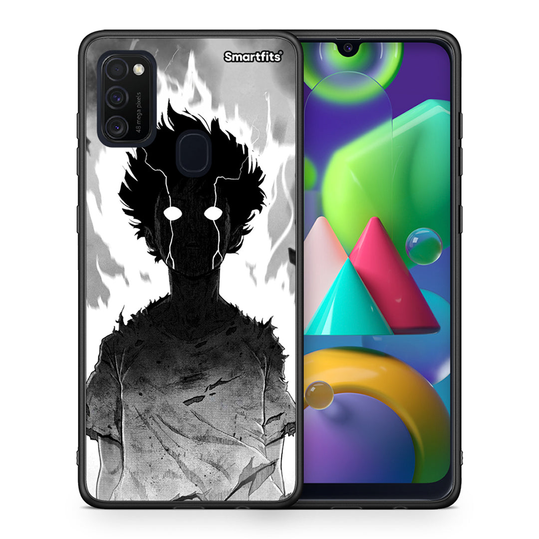 Θήκη Samsung M21 / M31 Anime Boy από τη Smartfits με σχέδιο στο πίσω μέρος και μαύρο περίβλημα | Samsung M21 / M31 Anime Boy case with colorful back and black bezels
