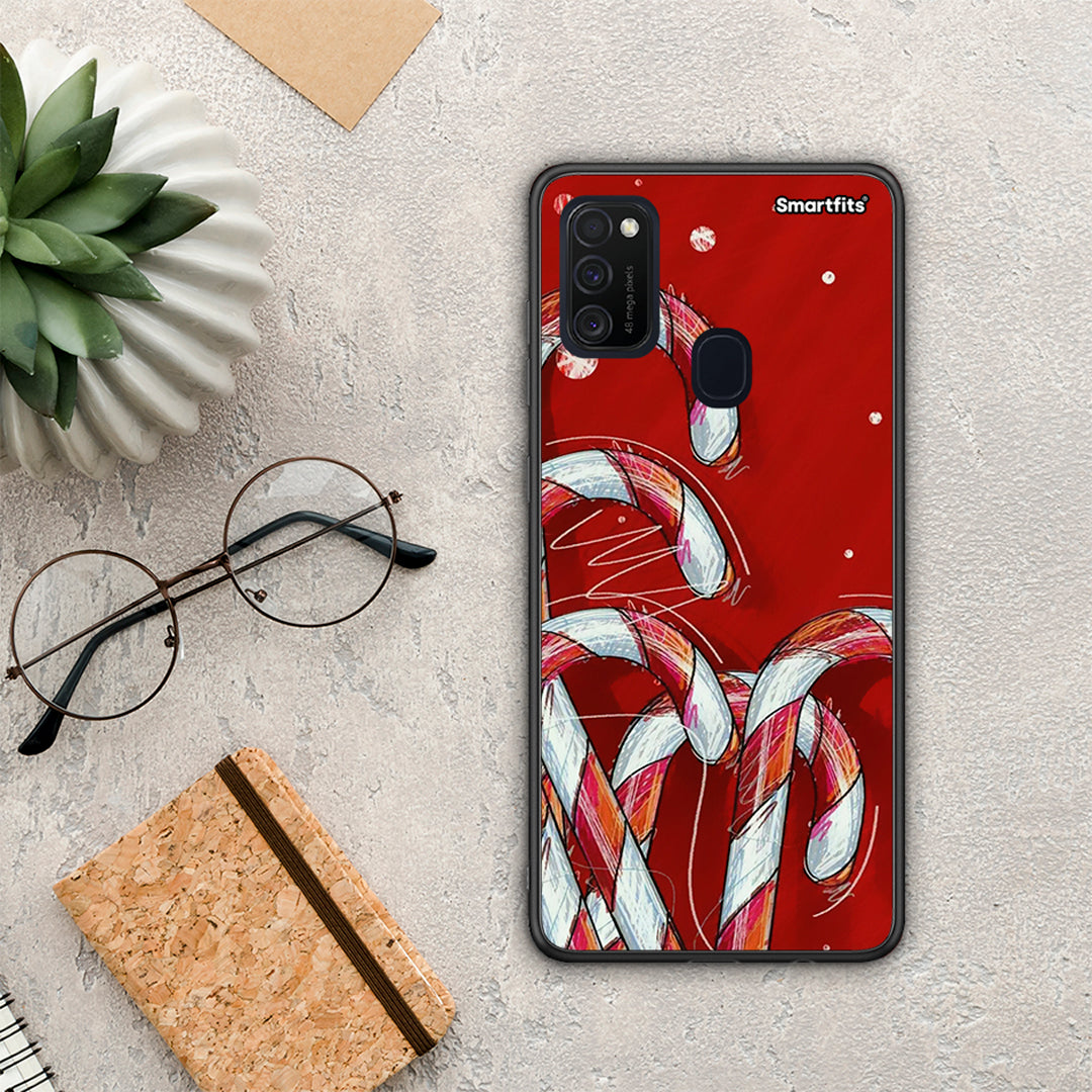 Candy Cane - Samsung Galaxy M21 / M30s θήκη