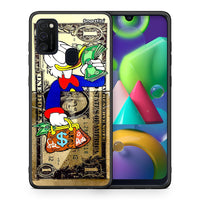 Thumbnail for Θήκη Samsung M21 / M31 Duck Money από τη Smartfits με σχέδιο στο πίσω μέρος και μαύρο περίβλημα | Samsung M21 / M31 Duck Money case with colorful back and black bezels