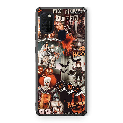 Samsung M21 / M31 Halloween Spooky Season Θήκη από τη Smartfits με σχέδιο στο πίσω μέρος και μαύρο περίβλημα | Smartphone case with colorful back and black bezels by Smartfits