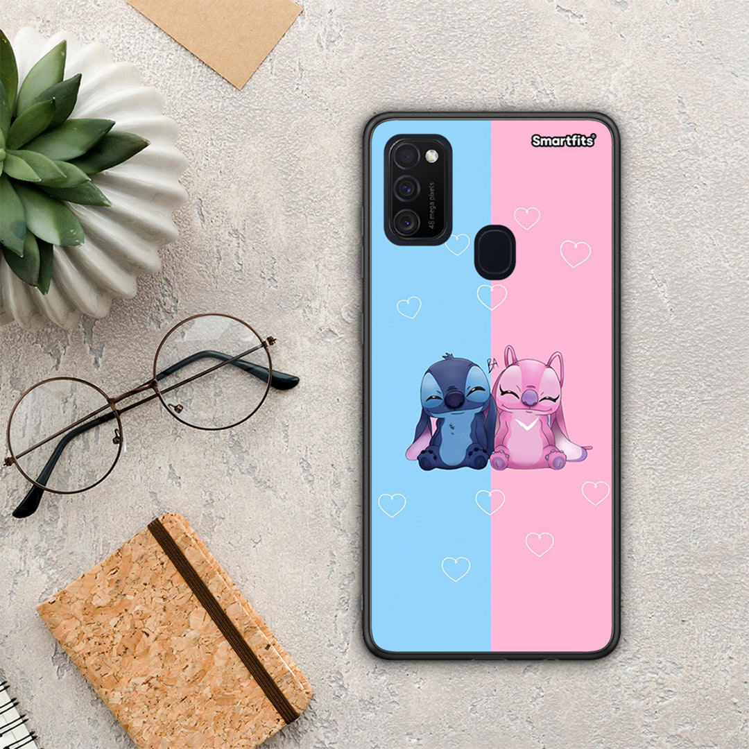 Stitch And Angel - Samsung Galaxy M21 / M30s θήκη