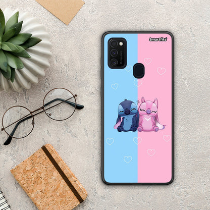 Stitch And Angel - Samsung Galaxy M21 / M30s θήκη