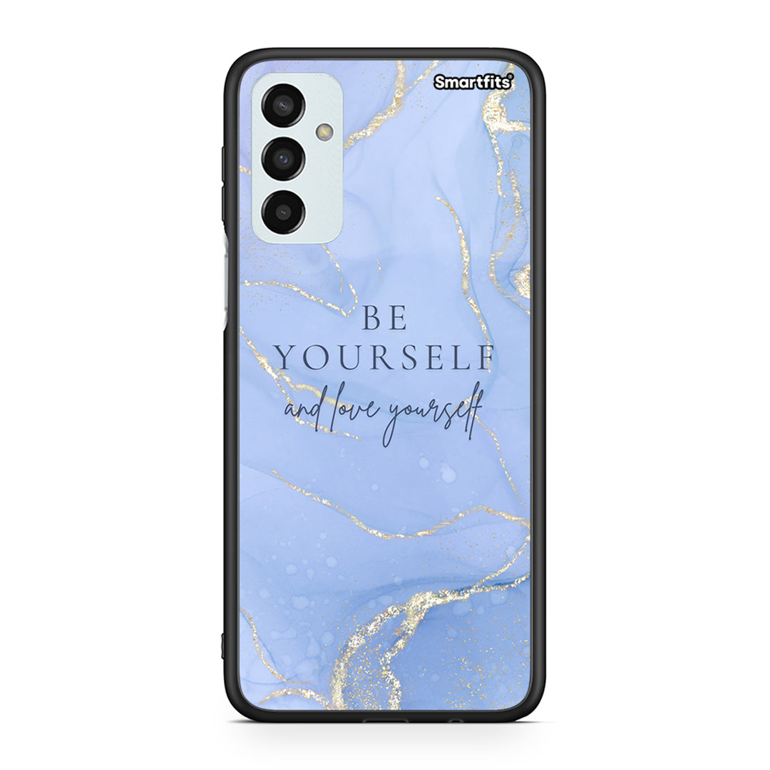 Samsung M23 Be Yourself θήκη από τη Smartfits με σχέδιο στο πίσω μέρος και μαύρο περίβλημα | Smartphone case with colorful back and black bezels by Smartfits