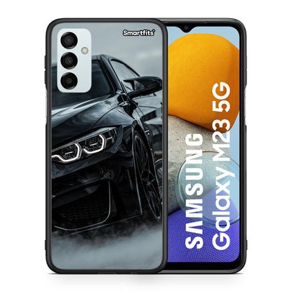 Θήκη Samsung M23 Black BMW από τη Smartfits με σχέδιο στο πίσω μέρος και μαύρο περίβλημα | Samsung M23 Black BMW case with colorful back and black bezels