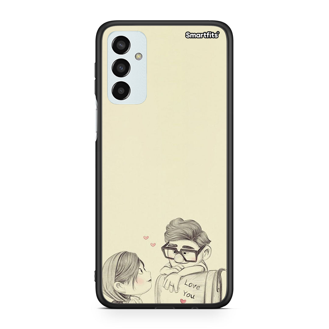 Samsung M23 Carl And Ellie θήκη από τη Smartfits με σχέδιο στο πίσω μέρος και μαύρο περίβλημα | Smartphone case with colorful back and black bezels by Smartfits