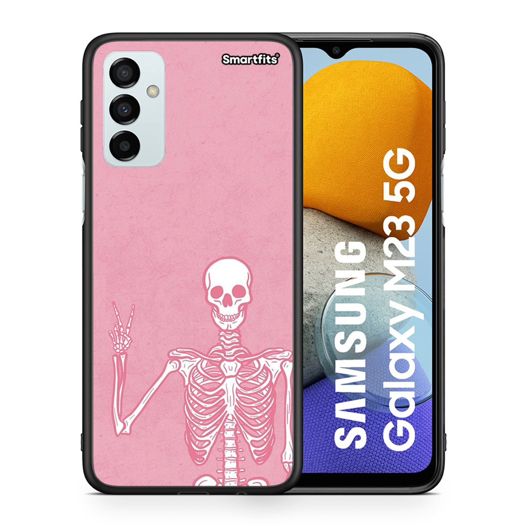 Θήκη Samsung M23 Halloween Motivation από τη Smartfits με σχέδιο στο πίσω μέρος και μαύρο περίβλημα | Samsung M23 Halloween Motivation case with colorful back and black bezels