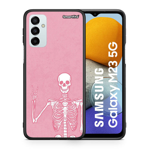 Θήκη Samsung M23 Halloween Motivation από τη Smartfits με σχέδιο στο πίσω μέρος και μαύρο περίβλημα | Samsung M23 Halloween Motivation case with colorful back and black bezels
