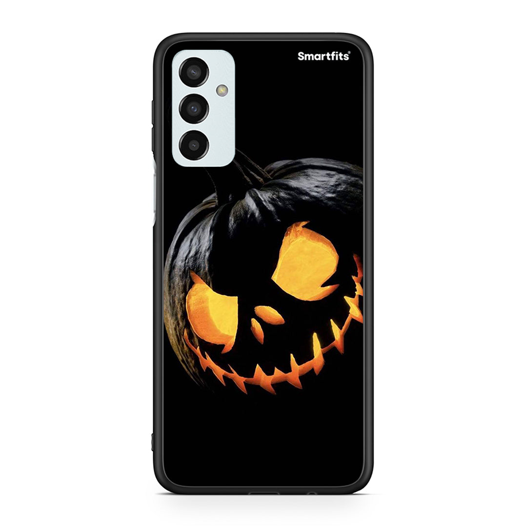 Samsung M23 Halloween Scary Pumpkin θήκη από τη Smartfits με σχέδιο στο πίσω μέρος και μαύρο περίβλημα | Smartphone case with colorful back and black bezels by Smartfits