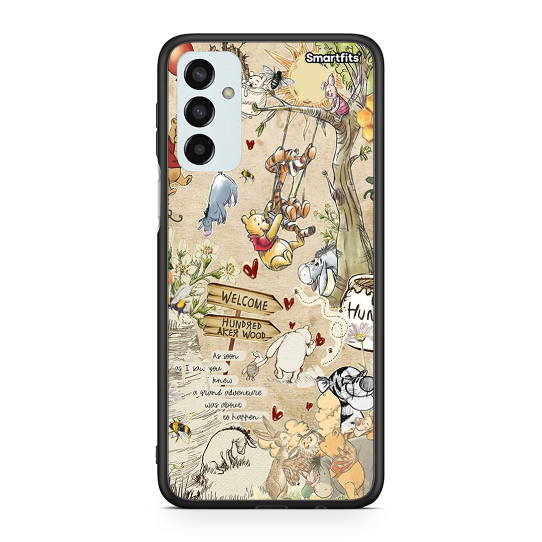 Samsung M23 Happy Friends θήκη από τη Smartfits με σχέδιο στο πίσω μέρος και μαύρο περίβλημα | Smartphone case with colorful back and black bezels by Smartfits