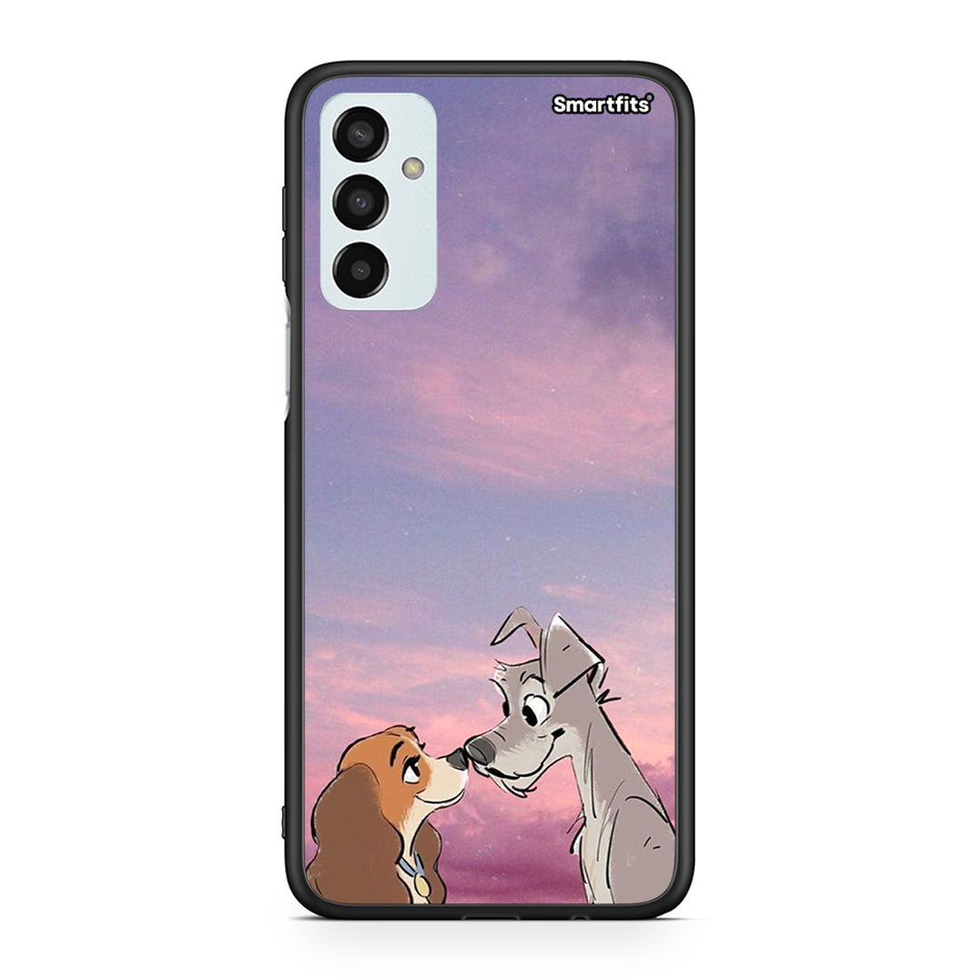 Samsung M23 Lady And Tramp θήκη από τη Smartfits με σχέδιο στο πίσω μέρος και μαύρο περίβλημα | Smartphone case with colorful back and black bezels by Smartfits