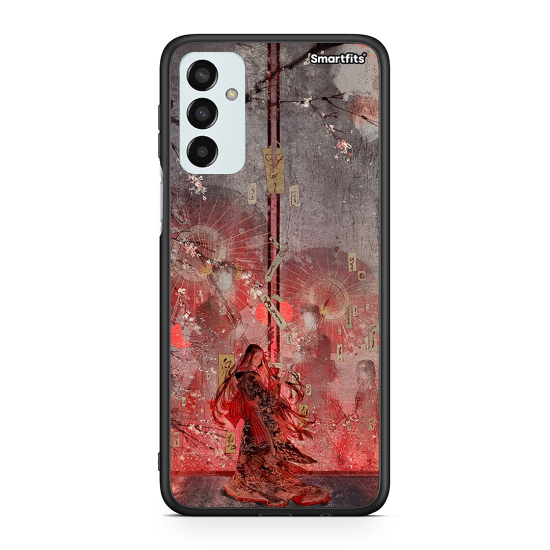 Samsung M23 Nezuko Kamado θήκη από τη Smartfits με σχέδιο στο πίσω μέρος και μαύρο περίβλημα | Smartphone case with colorful back and black bezels by Smartfits