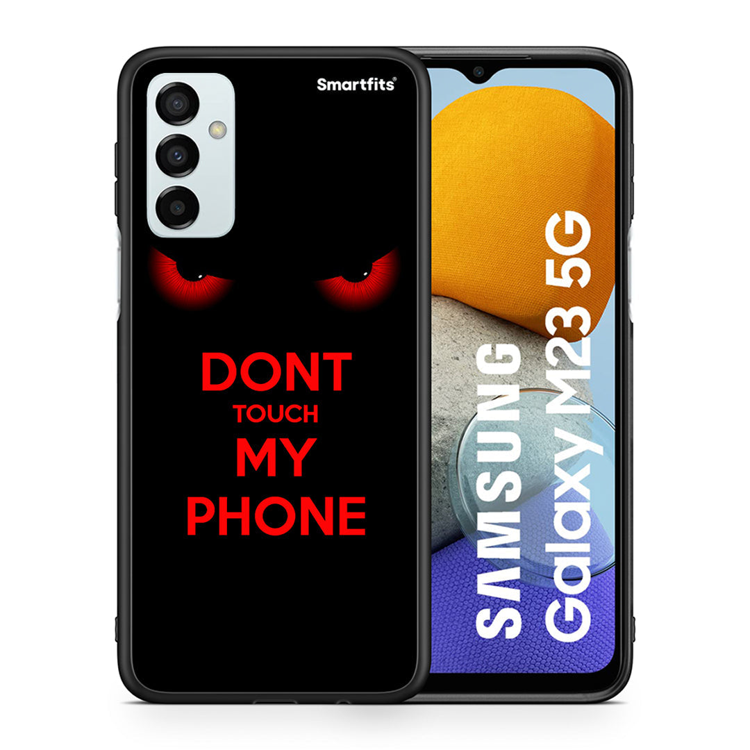 Θήκη Samsung M23 Touch My Phone από τη Smartfits με σχέδιο στο πίσω μέρος και μαύρο περίβλημα | Samsung M23 Touch My Phone case with colorful back and black bezels