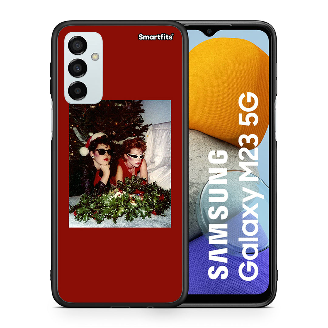 Θήκη Samsung M23 Waiting For Xmas από τη Smartfits με σχέδιο στο πίσω μέρος και μαύρο περίβλημα | Samsung M23 Waiting For Xmas case with colorful back and black bezels