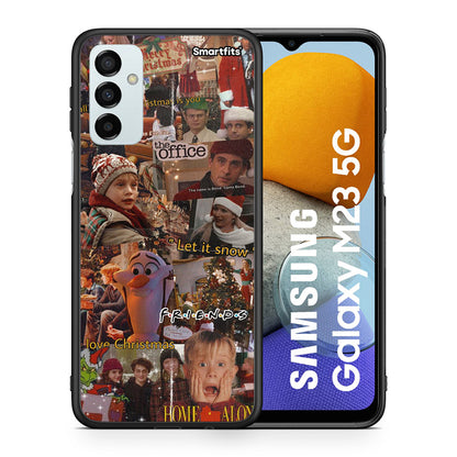 Θήκη Samsung M23 Xmas Wishes από τη Smartfits με σχέδιο στο πίσω μέρος και μαύρο περίβλημα | Samsung M23 Xmas Wishes case with colorful back and black bezels