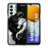 Thumbnail for Θήκη Samsung M23 Yin Yang από τη Smartfits με σχέδιο στο πίσω μέρος και μαύρο περίβλημα | Samsung M23 Yin Yang case with colorful back and black bezels