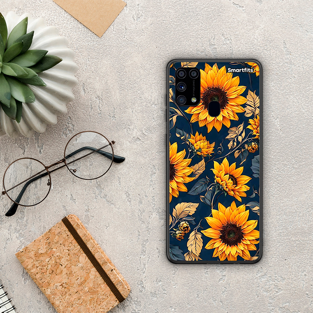 Autumn Sunflowers - Samsung Galaxy M31 θήκη