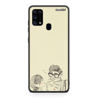 Thumbnail for Samsung M31 Carl And Ellie θήκη από τη Smartfits με σχέδιο στο πίσω μέρος και μαύρο περίβλημα | Smartphone case with colorful back and black bezels by Smartfits