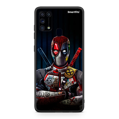 Samsung M31 Funny Guy θήκη από τη Smartfits με σχέδιο στο πίσω μέρος και μαύρο περίβλημα | Smartphone case with colorful back and black bezels by Smartfits