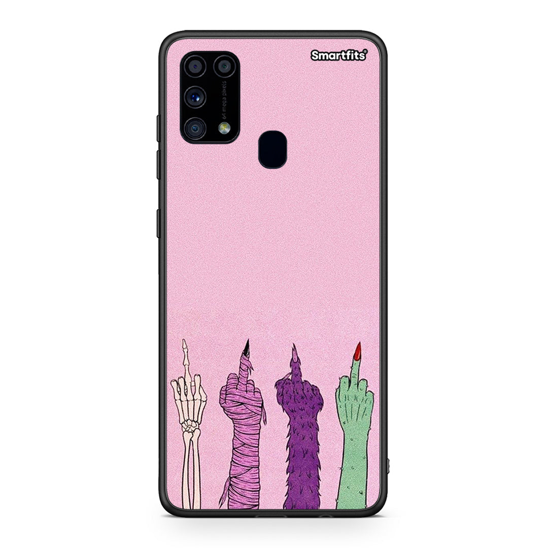 Samsung M31 Halloween Be A Lady θήκη από τη Smartfits με σχέδιο στο πίσω μέρος και μαύρο περίβλημα | Smartphone case with colorful back and black bezels by Smartfits