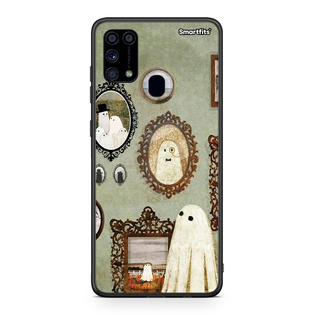 Samsung M31 Halloween Ghost Season θήκη από τη Smartfits με σχέδιο στο πίσω μέρος και μαύρο περίβλημα | Smartphone case with colorful back and black bezels by Smartfits