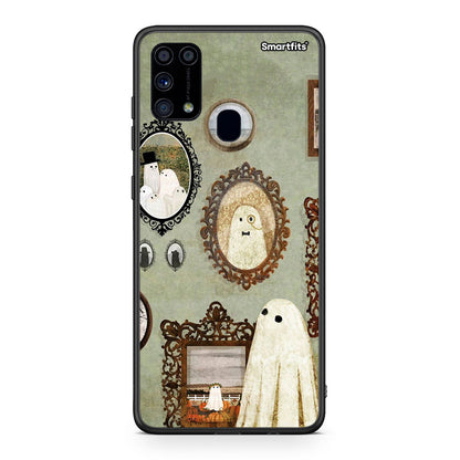 Samsung M31 Halloween Ghost Season θήκη από τη Smartfits με σχέδιο στο πίσω μέρος και μαύρο περίβλημα | Smartphone case with colorful back and black bezels by Smartfits