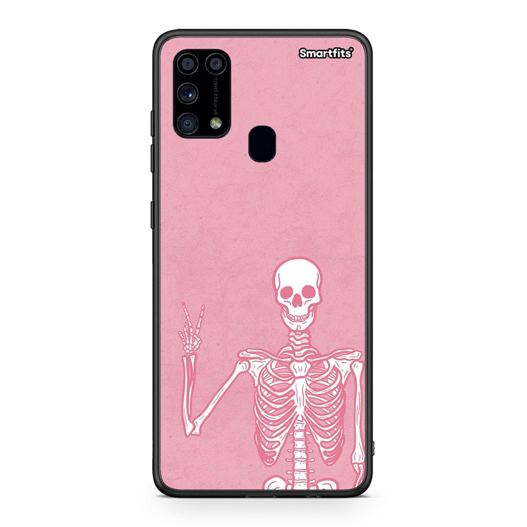 Samsung M31 Halloween Motivation θήκη από τη Smartfits με σχέδιο στο πίσω μέρος και μαύρο περίβλημα | Smartphone case with colorful back and black bezels by Smartfits