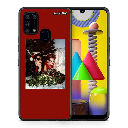 Θήκη Samsung M31 Waiting For Xmas από τη Smartfits με σχέδιο στο πίσω μέρος και μαύρο περίβλημα | Samsung M31 Waiting For Xmas case with colorful back and black bezels