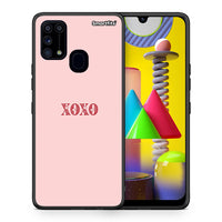 Thumbnail for Θήκη Samsung M31 XOXO Love από τη Smartfits με σχέδιο στο πίσω μέρος και μαύρο περίβλημα | Samsung M31 XOXO Love case with colorful back and black bezels